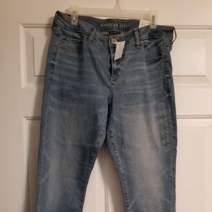 American Eagle size 16R low rise skinny jean